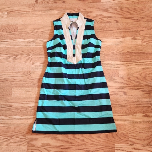 Sail to Sable Dresses & Skirts - NWOT Sail To Sable Striped Sleeveless Dress with Collar, Size M